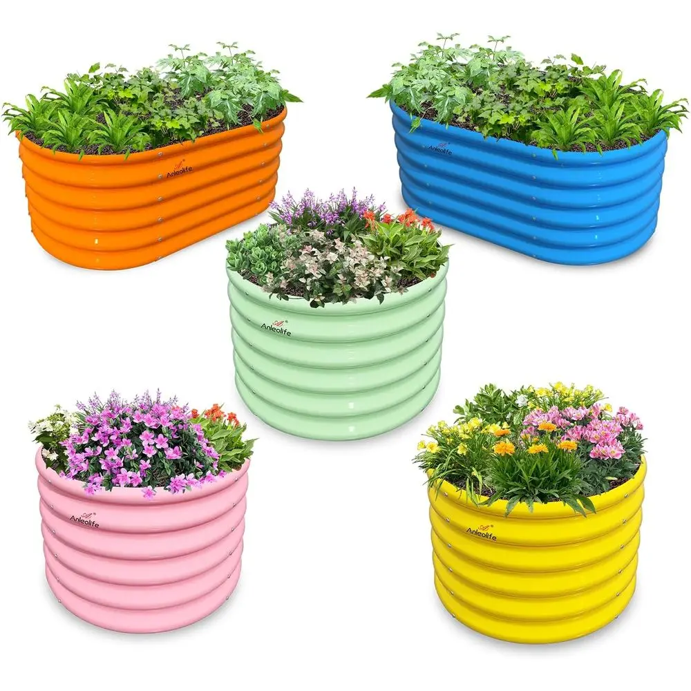 Kids Outdoor Garden - مجموعة من 5 أحواض زراعة صغيرة