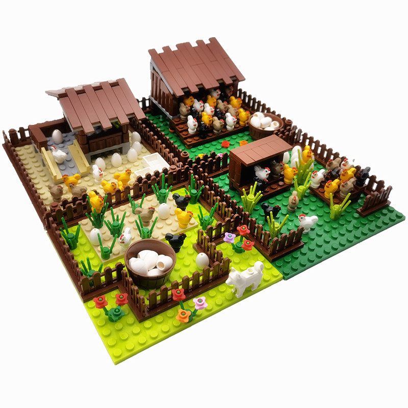 Lego Set Creator - مجموعة أدوات بناء مزرعة المدينة الإبداعية