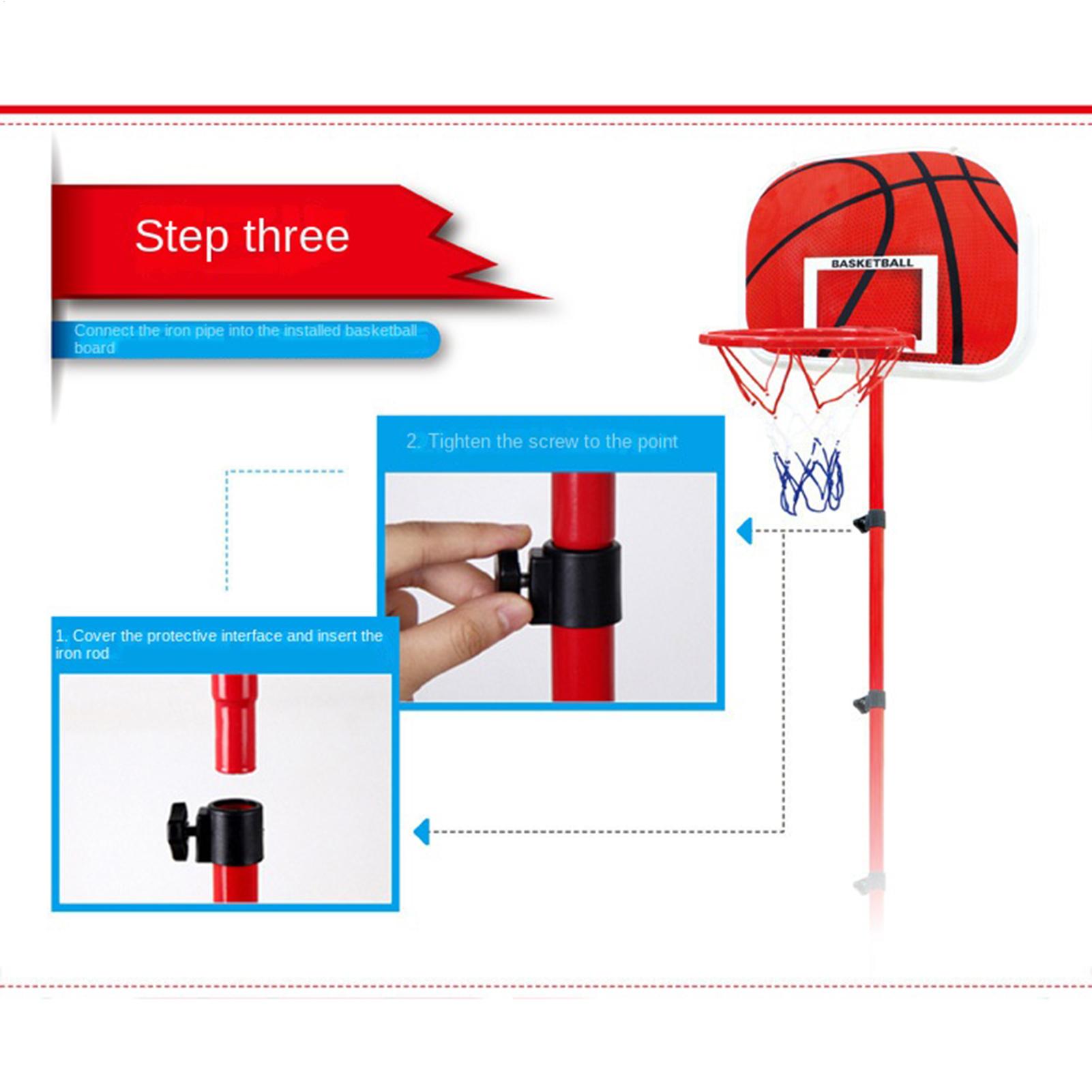 Kids Outdoor Basketball Hoop - حلقة كرة سلة للأطفال مع حامل