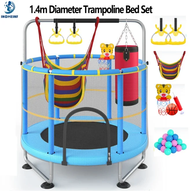 Kids Outdoor Trampoline - 55 بوصة الترامبولين طقم سرير for1-2