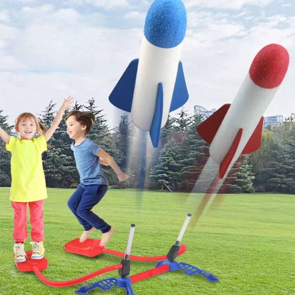 Kids Outdoor Toys B&Q - لعبة صاروخ هوائي للأطفال للاستخدام الخارجي