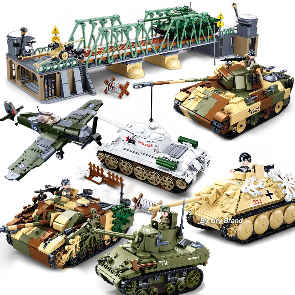 Lego Set Creator - مجموعة نماذج طائرات عسكرية وسيارات ودبابات