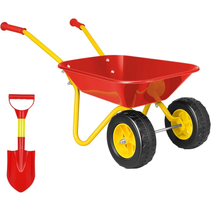 Kids Outdoor Garden - عربة يد للأطفال مع مجموعة أدوات
