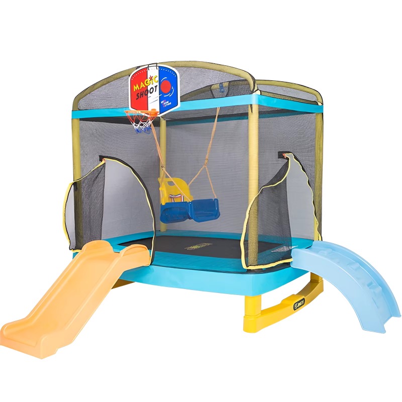 Kids Outdoor Trampoline - ترامبولين للأطفال للاستخدام الداخلي والخارجي مع