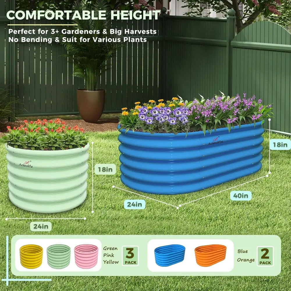 مجموعة من 5 أحواض زراعة صغيرة  - مراجعة Kids Outdoor Garden وسعره
