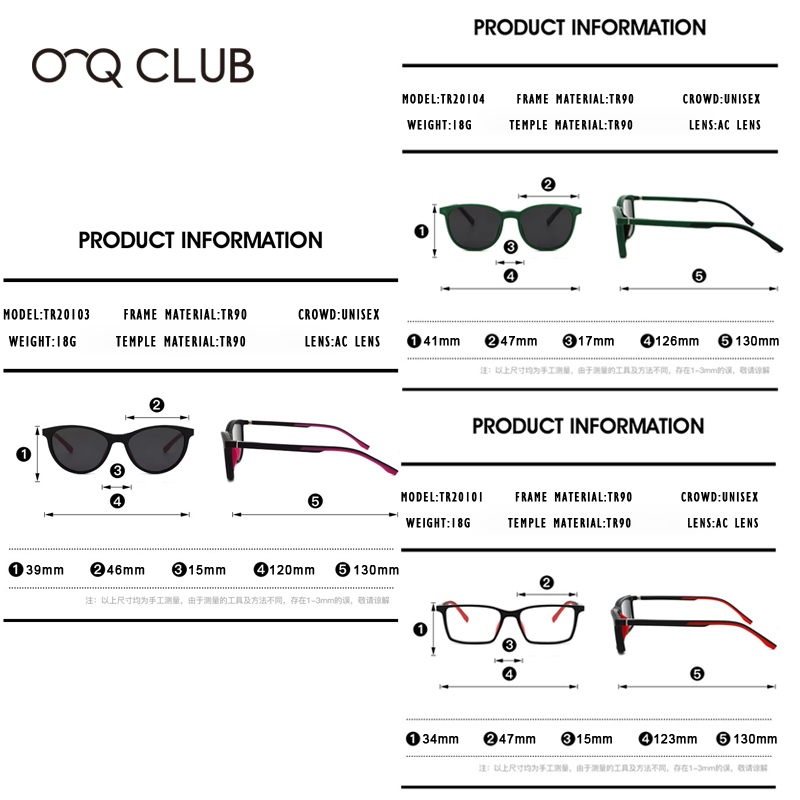 O-Q CLUB الاطفال نظارات الموضة - مراجعة Kids Outdoor Frame وسعره