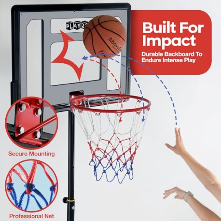 حلبة كرة سلة خارجية للأطفال مع - مراجعة Kids Outdoor Basketball Hoop وسعره