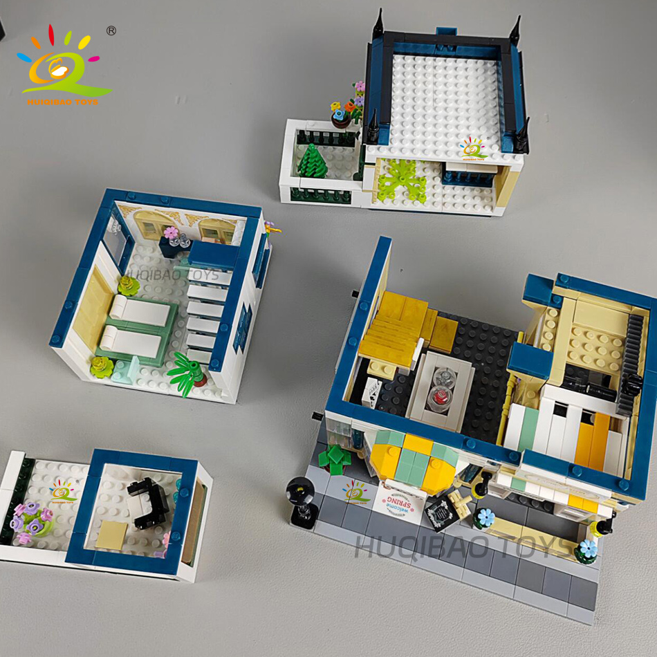 HUIQIBAO 997 قطعة حديقة صغيرة  - مراجعة Lego Set Creator وسعره