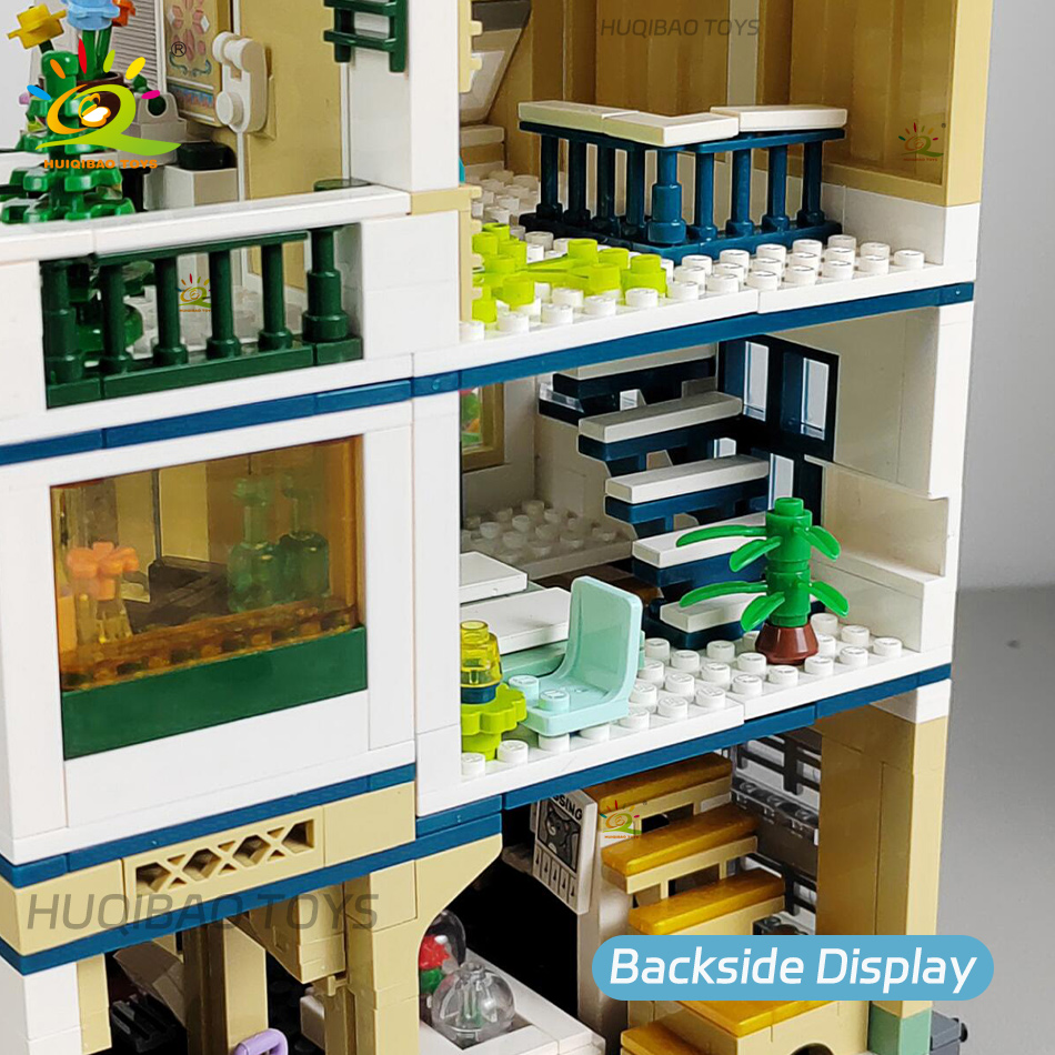 HUIQIBAO 997 قطعة حديقة صغيرة  - مراجعة Lego Set Creator وسعره
