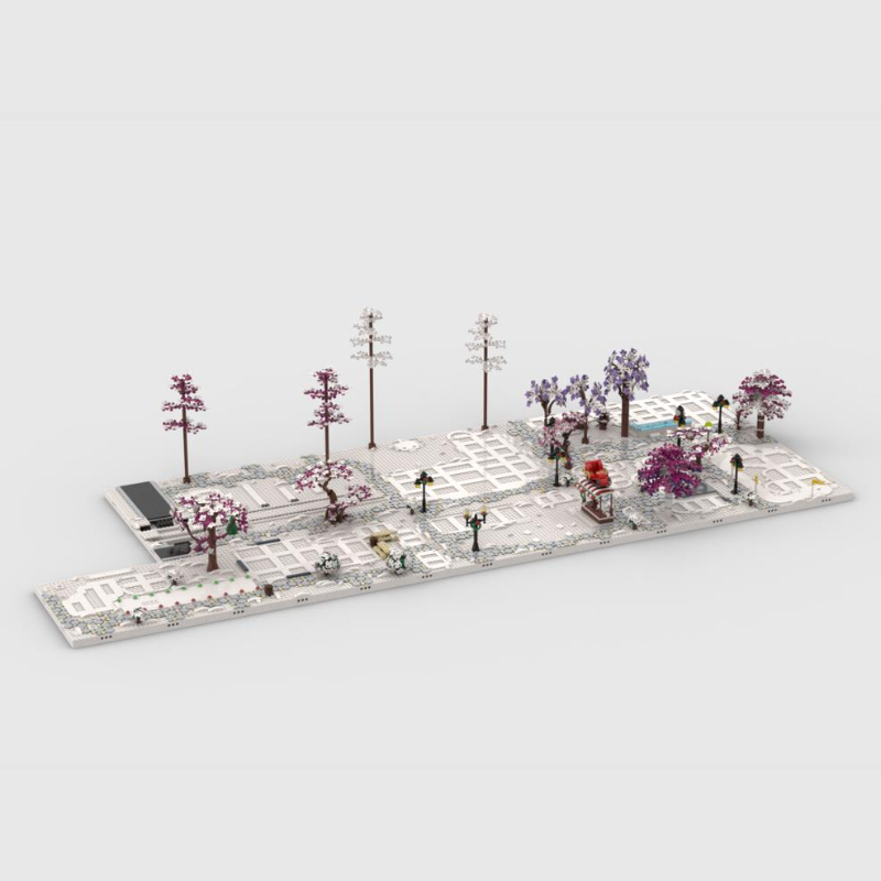 قاعدة عرض القرية الشتوية للمجم - مراجعة Lego Set Creator وسعره