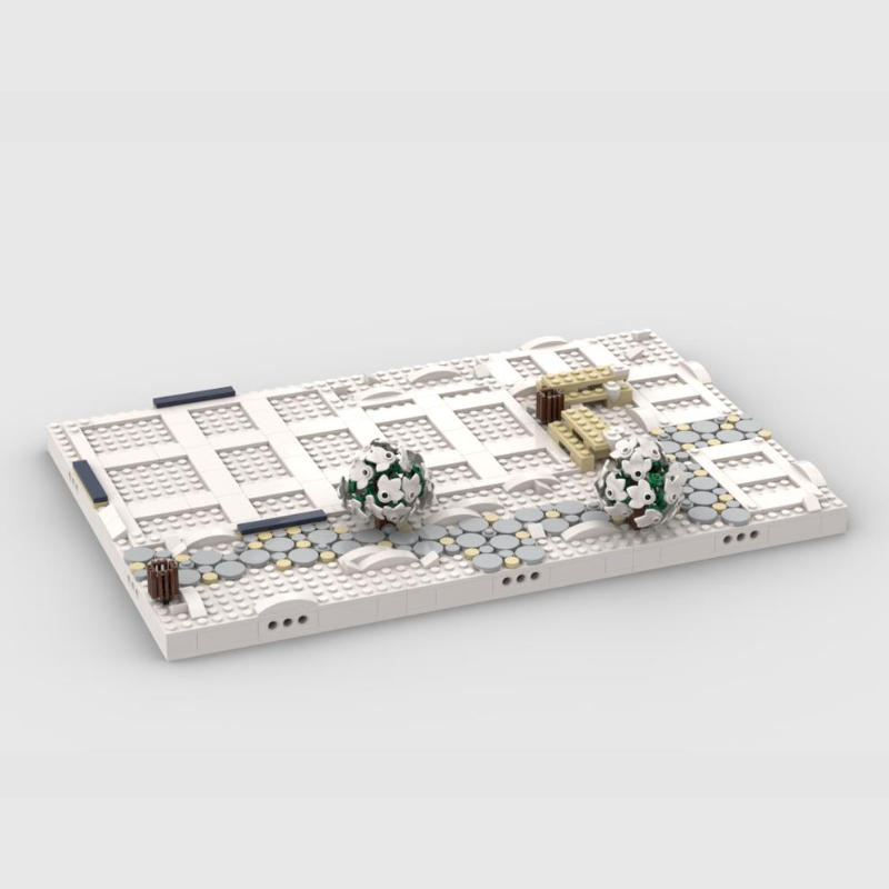 قاعدة عرض القرية الشتوية للمجم - مراجعة Lego Set Creator وسعره
