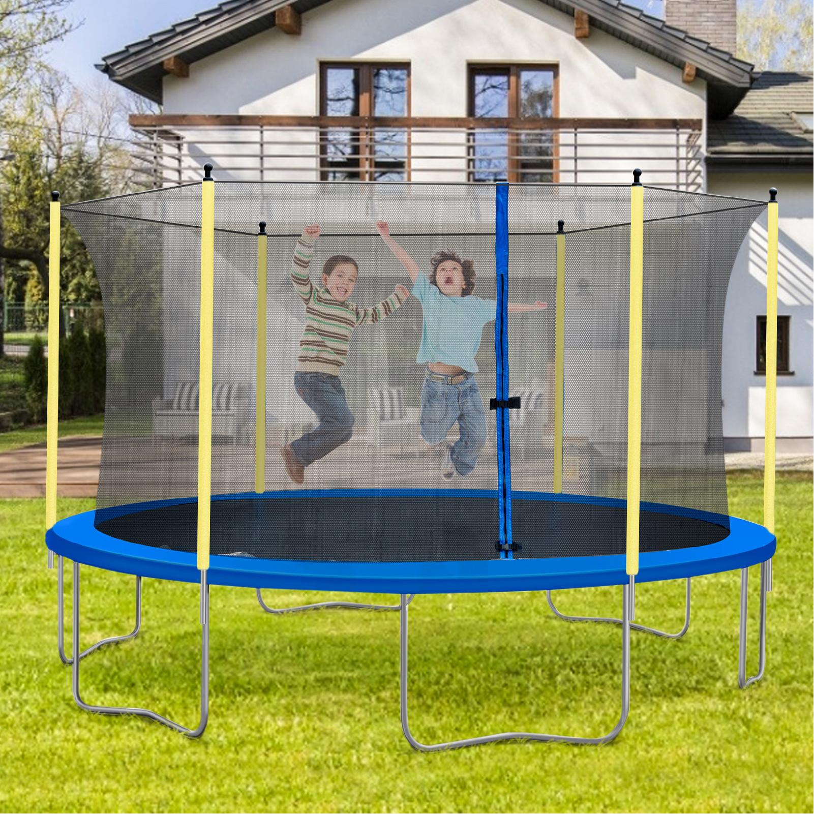 غطاء إسفنجي لقضبان الترامبولين - مراجعة Kids Outdoor Trampoline وسعره